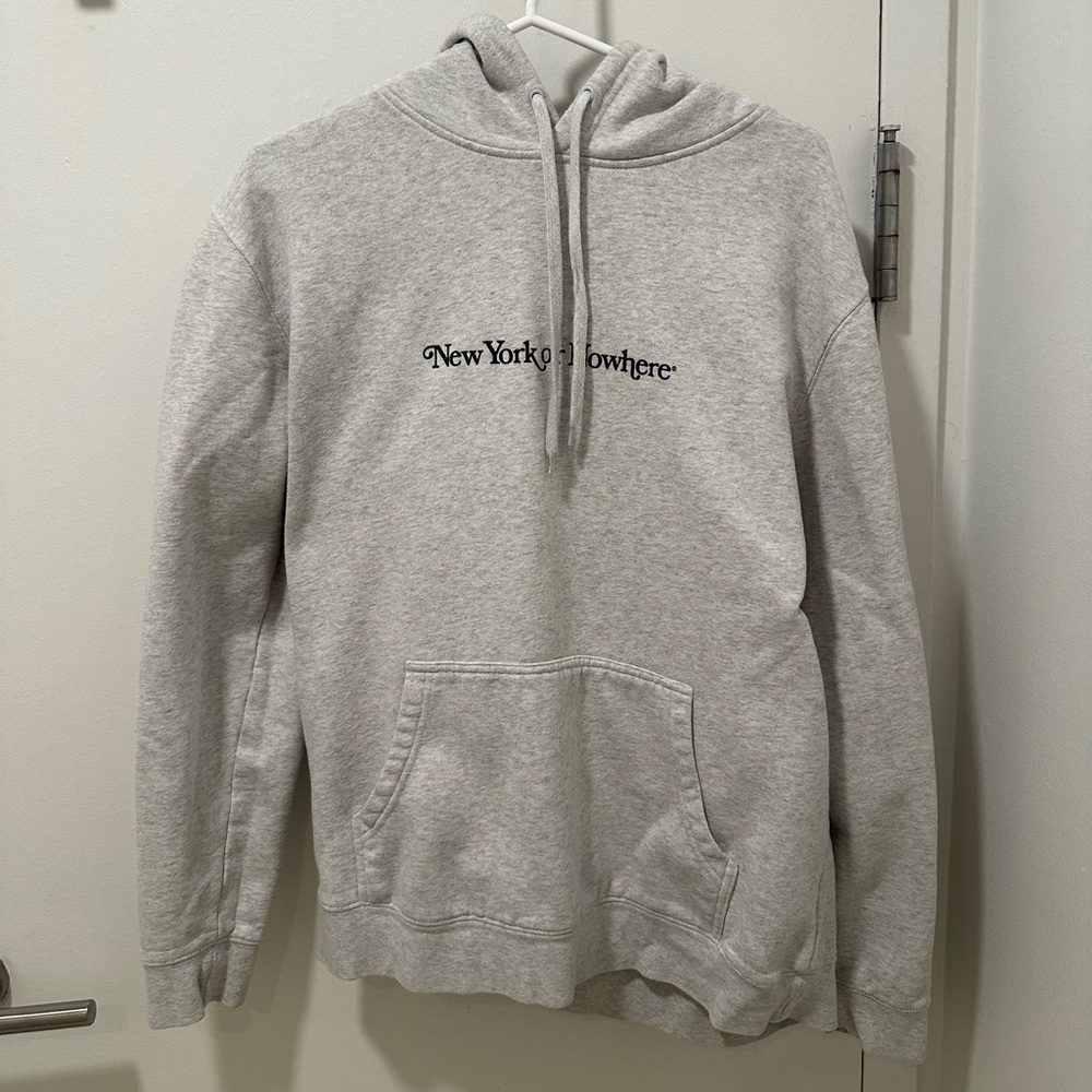 New York or Nowhere Hoodie Sweatshirt Classic Size L